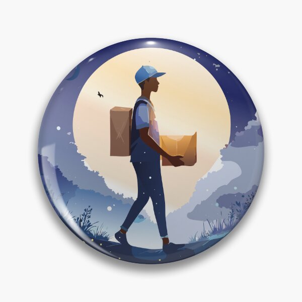 Item preview, Evening courier on the path designed and sold by RitaStudio.