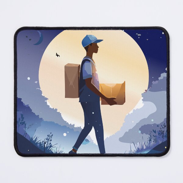 Item preview, Evening courier on the path designed and sold by RitaStudio.