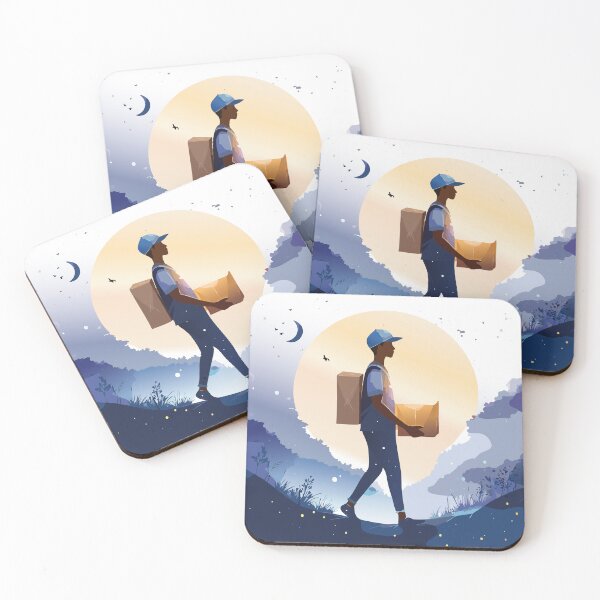 Item preview, Evening courier on the path designed and sold by RitaStudio.