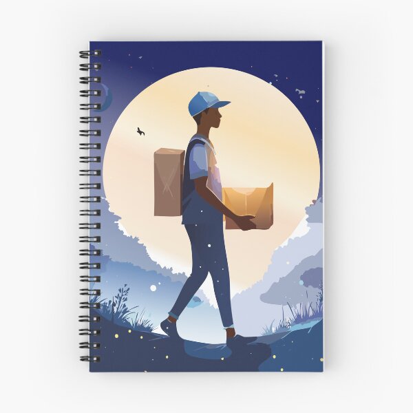 Item preview, Evening courier on the path designed and sold by RitaStudio.