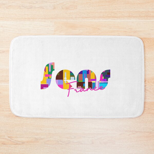 Item preview, Sens, France, Vibrant Abstract City Typography Art designed and sold by Wanderful-roads.