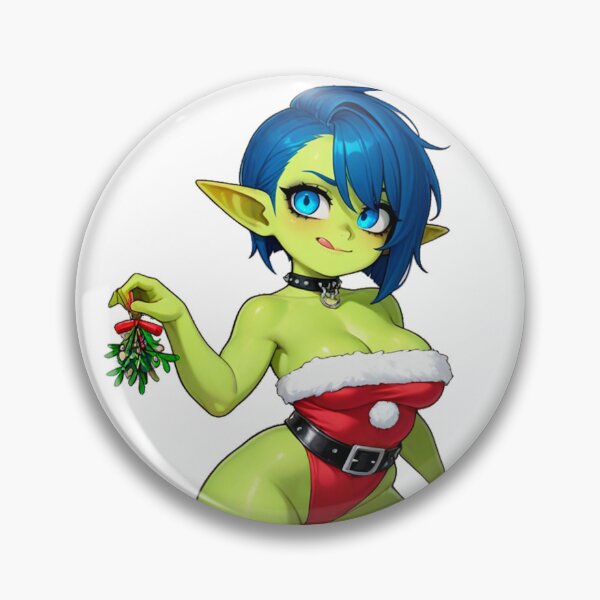 Item preview, Flerg with mistletoe designed and sold by Goblin Maidens.