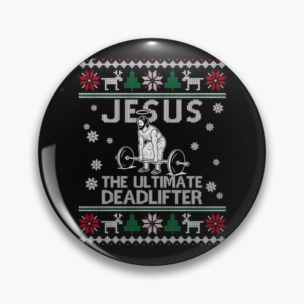 Item preview, Jesus The Ultimate Deadlifter – Funny Christmas Gym  designed and sold by 365CarMods Official.