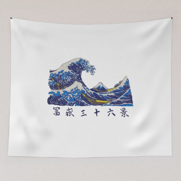 Item preview, Great Wave Hokusai Style designed and sold by Oniyasha.