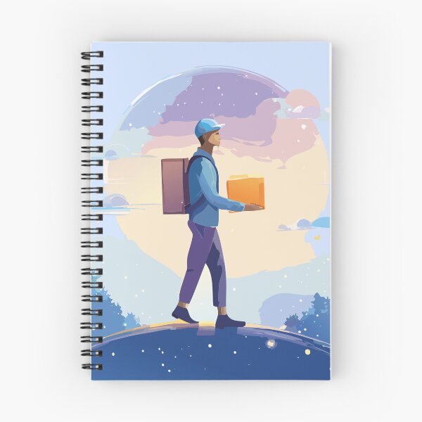 Item preview, Delivery Journey Through Soft Clouds designed and sold by RitaStudio.