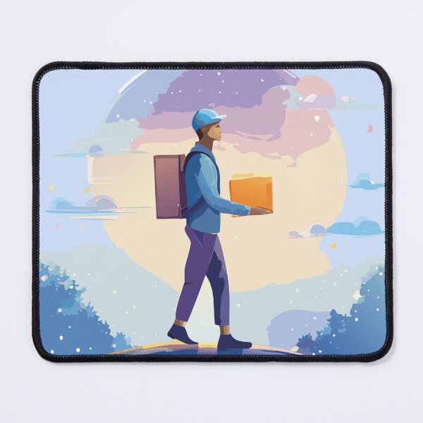 Item preview, Delivery Journey Through Soft Clouds designed and sold by RitaStudio.