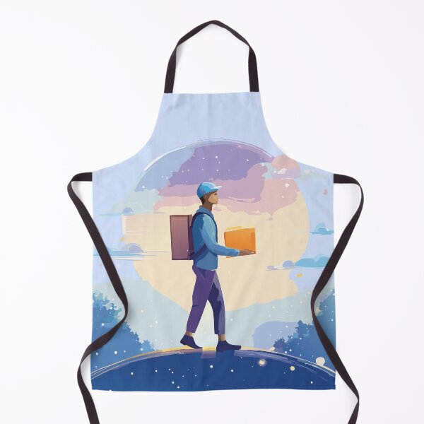 Item preview, Delivery Journey Through Soft Clouds designed and sold by RitaStudio.