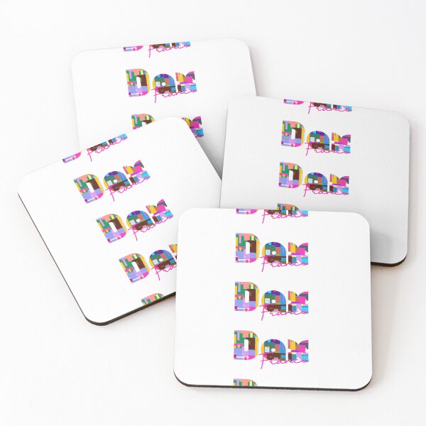 Item preview, Dax, France, Vibrant Abstract City Typography Art designed and sold by Wanderful-roads.