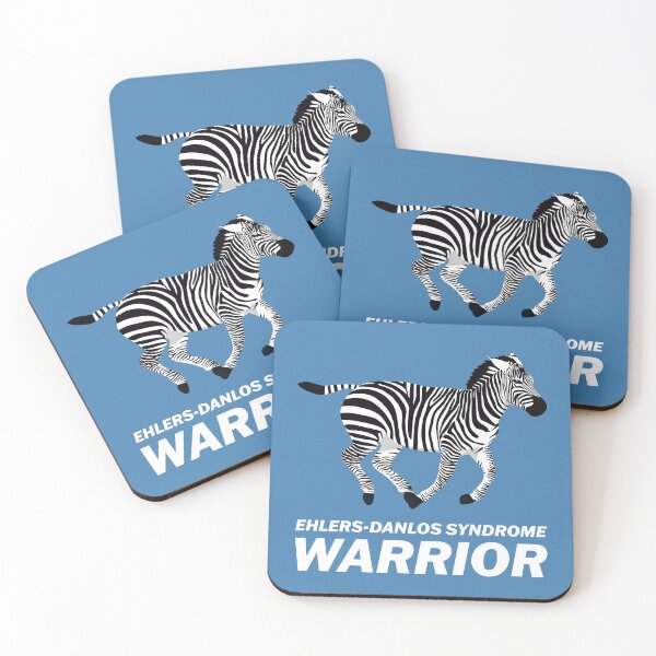 Item preview, EDS Awareness - Bold Zebra Strong Warrior designed and sold by Designs by Jesabee.