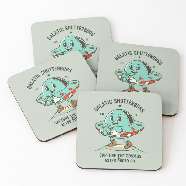 Item preview, Galactic Shutterbugs Astro Photo Co. - Cute Retro UFO Camera designed and sold by AwesomeBeyondLimits.