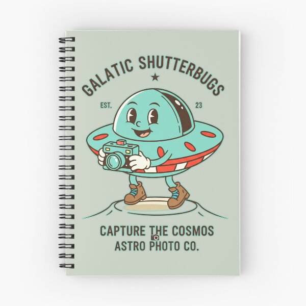 Item preview, Galactic Shutterbugs Astro Photo Co. - Cute Retro UFO Camera designed and sold by AwesomeBeyondLimits.