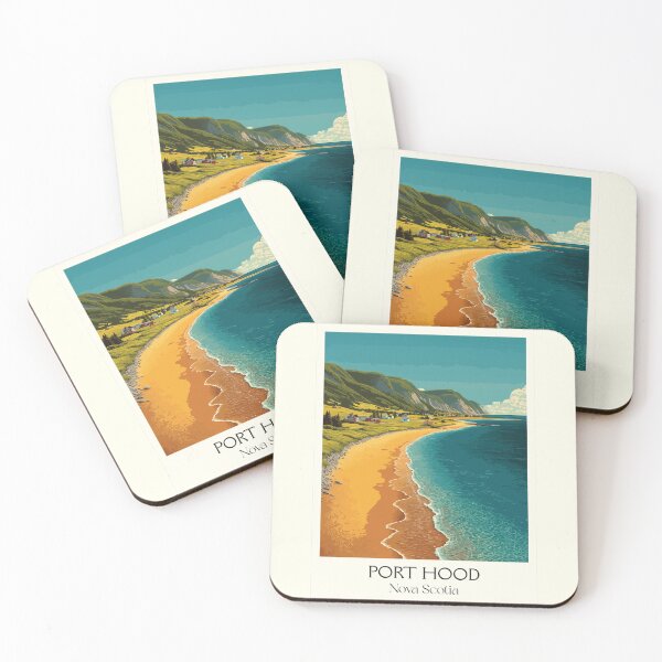 Item preview, Port Hood Nova Scotia | Inverness County Beach Town Art designed and sold by TuncGK.