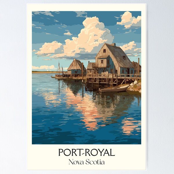 Item preview, Port Royal Nova Scotia | Habitation Historic Site Art designed and sold by TuncGK.