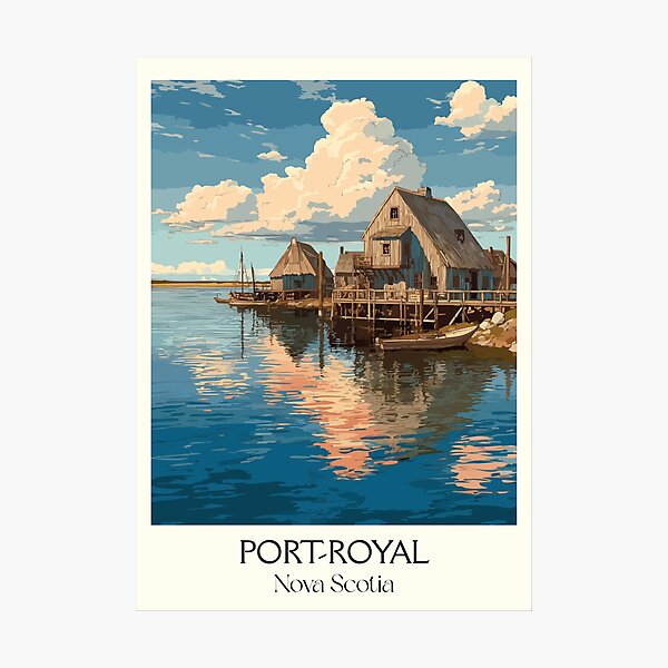 Item preview, Port Royal Nova Scotia | Habitation Historic Site Art designed and sold by TuncGK.