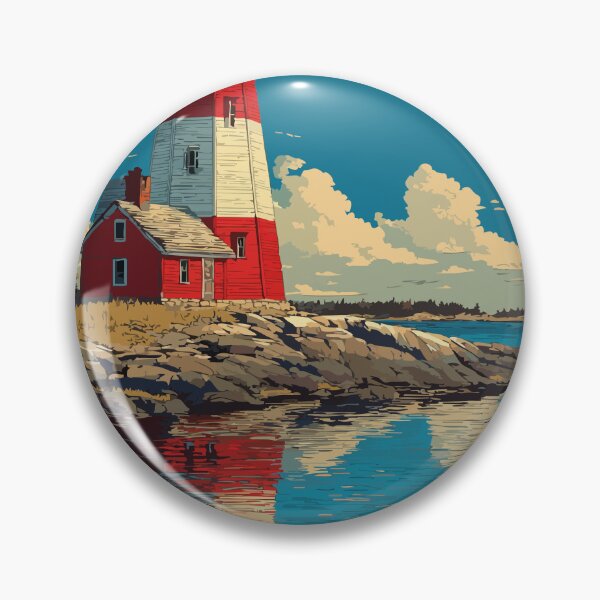 Item preview, Sambro Island Lighthouse NS | Oldest Lighthouse in Americas designed and sold by TuncGK.