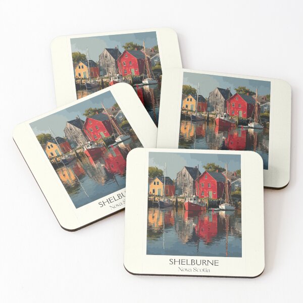 Item preview, Shelburne Nova Scotia | Historic Loyalist Town Art Print designed and sold by TuncGK.