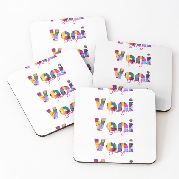 Item preview, Vani, Georgia, Vibrant Abstract City Typography Art designed and sold by Wanderful-roads.