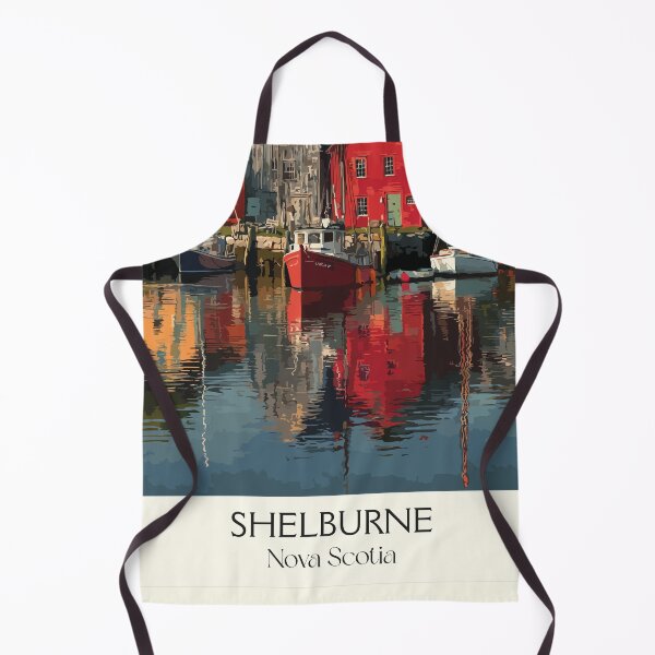 Item preview, Shelburne Nova Scotia | Historic Loyalist Town Art Print designed and sold by TuncGK.
