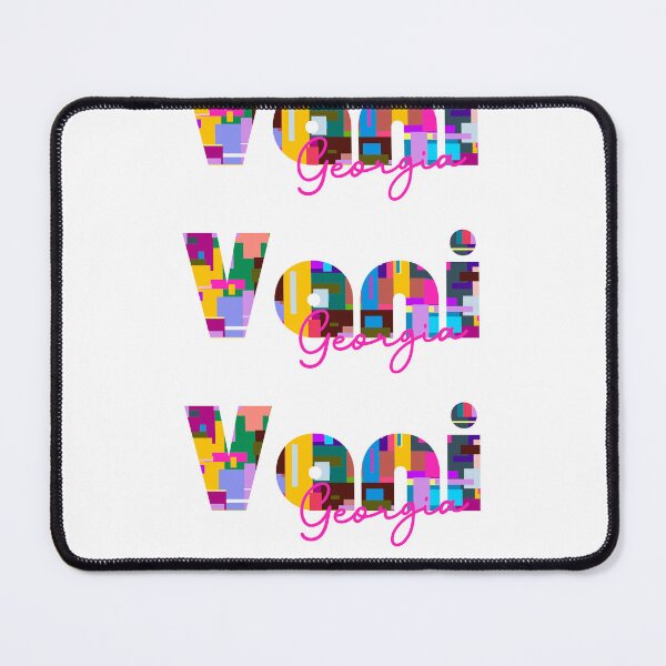 Item preview, Vani, Georgia, Vibrant Abstract City Typography Art designed and sold by Wanderful-roads.