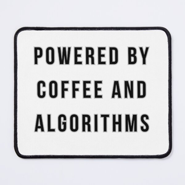 Item preview, "POWERED BY COFFEE AND ALGORITHMS" T-Shirt - Programmer Dev Tech designed and sold by BAIteWear.