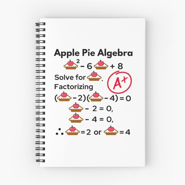 Item preview, Amusing Holiday Apple Pie Algebra. designed and sold by MPC-Mince-Pies.