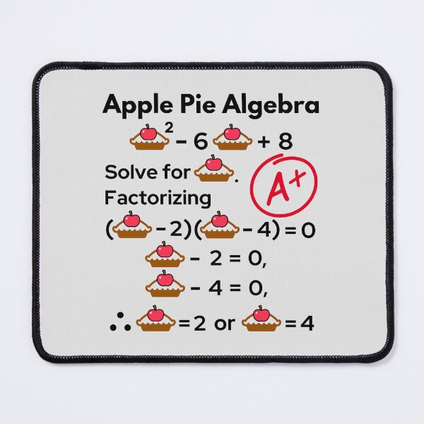 Item preview, Amusing Holiday Apple Pie Algebra. designed and sold by MPC-Mince-Pies.