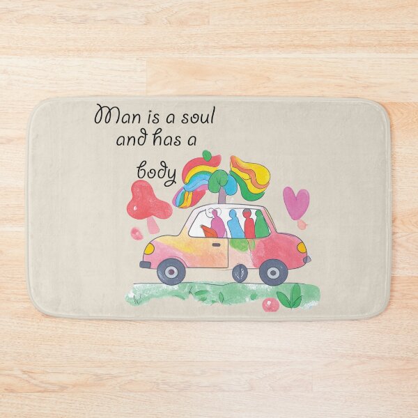 Item preview, Man is a soul and has a body  designed and sold by SSdesignArticle.
