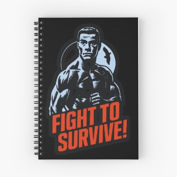 Item preview, FIGHT TO SURVIVE – JCVD, Illustration Resilience & Combat designed and sold by Wawan35200.