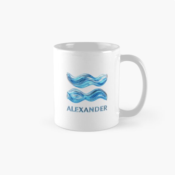Item preview, Aquarius Alexander Zodiac Symbol designed and sold by AlexLineArt.