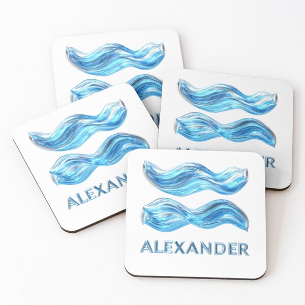 Item preview, Aquarius Alexander Zodiac Symbol designed and sold by AlexLineArt.