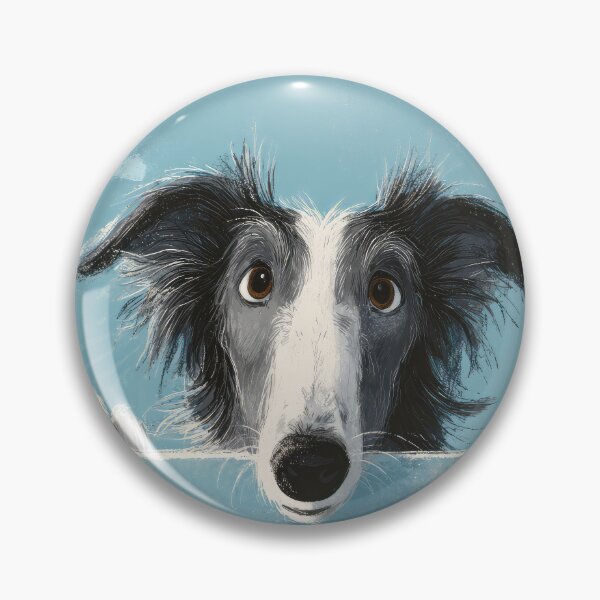 Item preview, Borzoi Peeking over Wall 01 designed and sold by Elisabeth Lucas.