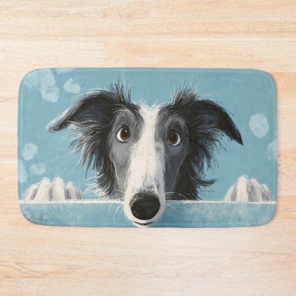 Item preview, Borzoi Peeking over Wall 01 designed and sold by Elisabeth Lucas.