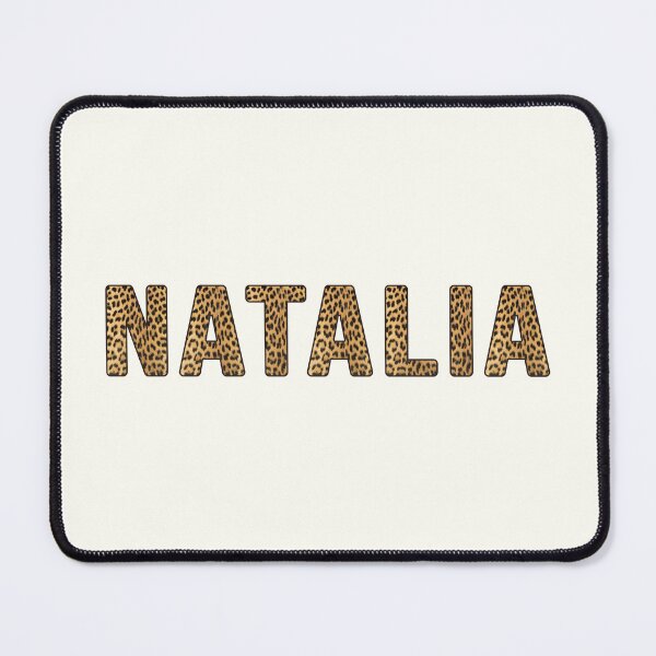 Item preview, Natalia Name Leopard Print designed and sold by Jeallan Designs.
