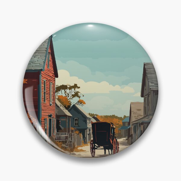 Item preview, Sherbrooke Village NS | Living History Museum Art Print designed and sold by TuncGK.