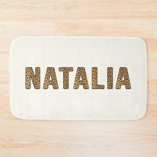 Item preview, Natalia Name Leopard Print designed and sold by Jeallan Designs.