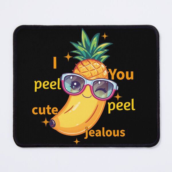 Item preview, I Peel Cute You Peel Jealous Shirt | Funny Banana Pineapple Pun Design designed and sold by Lunalayer Boutique .
