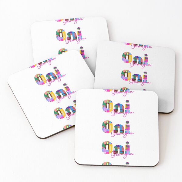 Item preview, Oni, GeorgiaVibrant Abstract City Typography Art designed and sold by Wanderful-roads.