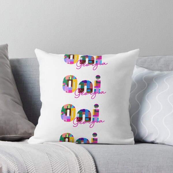 Item preview, Oni, GeorgiaVibrant Abstract City Typography Art designed and sold by Wanderful-roads.
