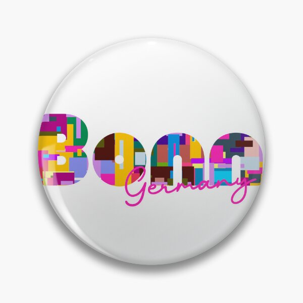 Item preview, Bonn, Germany, Vibrant Abstract City Typography Art designed and sold by Wanderful-roads.