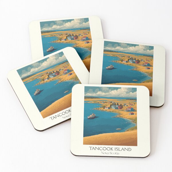 Item preview, Tancook Island NS | Mahone Bay Ferry & Outport Art designed and sold by TuncGK.