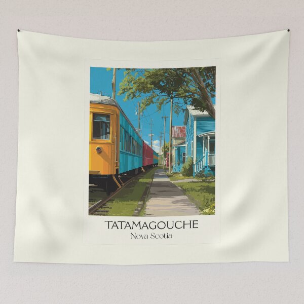Item preview, Tatamagouche Nova Scotia | Northumberland Shore Town Art designed and sold by TuncGK.