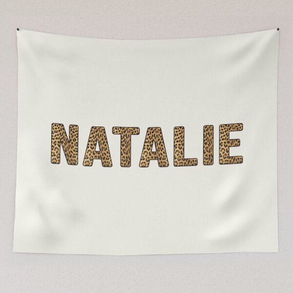 Item preview, Natalie Name Leopard Print designed and sold by Jeallan Designs.