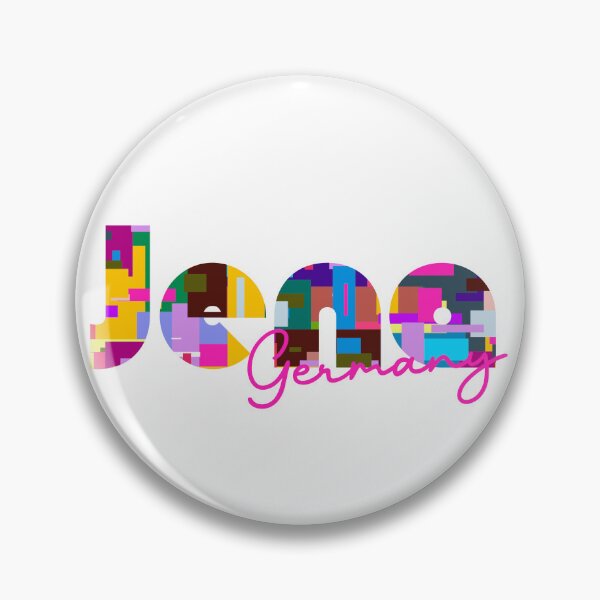 Item preview, Jena, Germany, Vibrant Abstract City Typography Art designed and sold by Wanderful-roads.