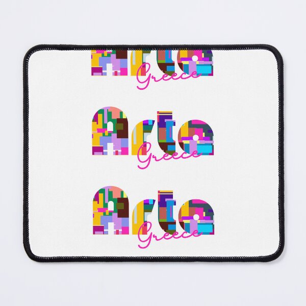 Item preview, Arta, Greece, Vibrant Abstract City Typography Art designed and sold by Wanderful-roads.