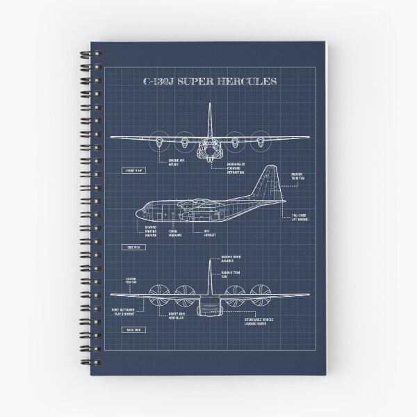 Item preview, Super Hercules (C-130J) (Navy Blueprint) designed and sold by BGALAXY.