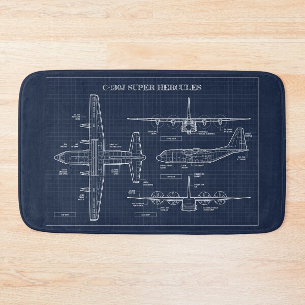 Item preview, Super Hercules (C-130J) (Navy Blueprint) designed and sold by BGALAXY.