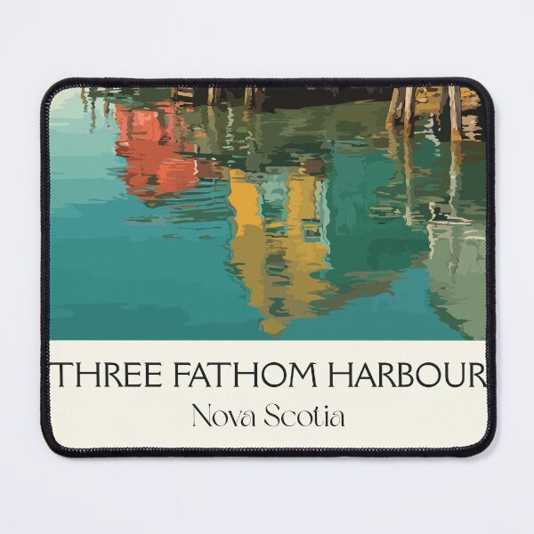 Item preview, Three Fathom Harbour NS | Eastern Shore Fishing Shacks Art designed and sold by TuncGK.
