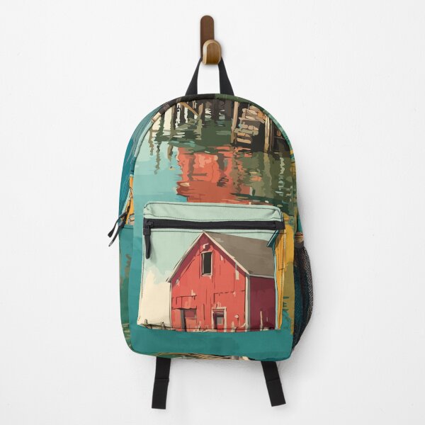 Item preview, Three Fathom Harbour NS | Eastern Shore Fishing Shacks Art designed and sold by TuncGK.