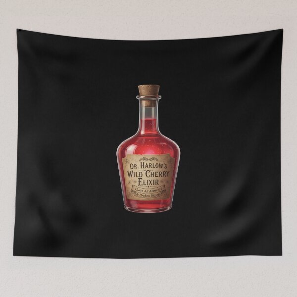 Item preview, Vintage Western Cherry Potion Bottle designed and sold by GREENZ0NE.