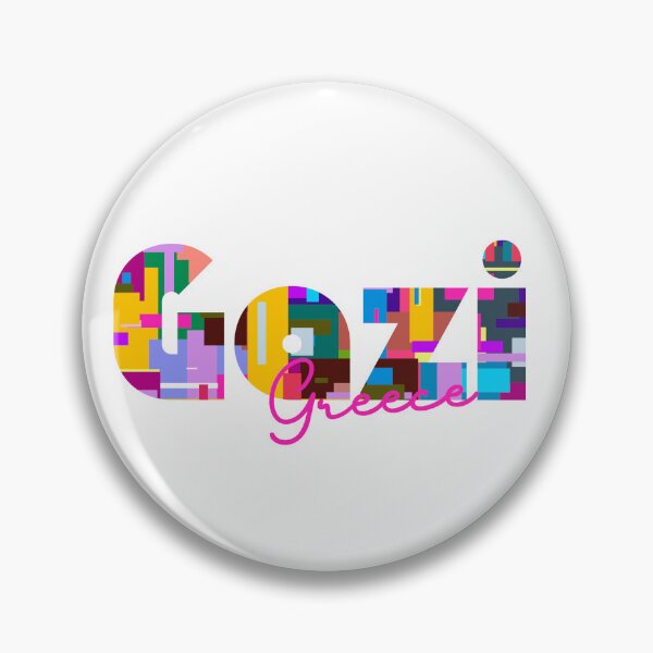 Item preview, Gazi, Greece, Vibrant Abstract City Typography Art designed and sold by Wanderful-roads.